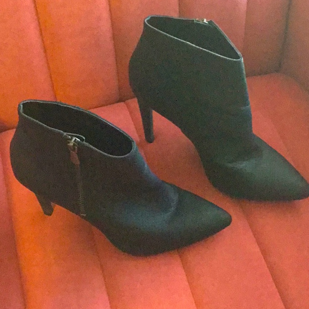 High heel booties